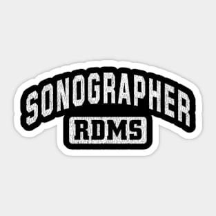 Sonographer Rdms Ultrasound Technician Sticker